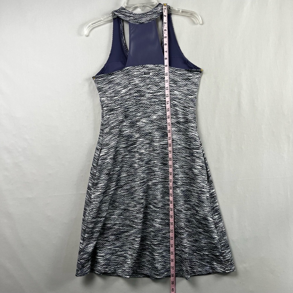 MPG Athletic Dress Womens Small Tank Patterned Racerback Sleeveless V-Neck - Picture 6 of 16